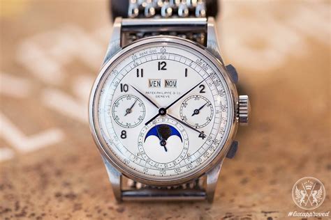 patek philippe ref 1518 in stainless steel 11 million|Patek Philippe watch for sale.